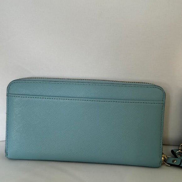 Two Kate Spade  New York Light Blue Wallets - Picture 2 of 4